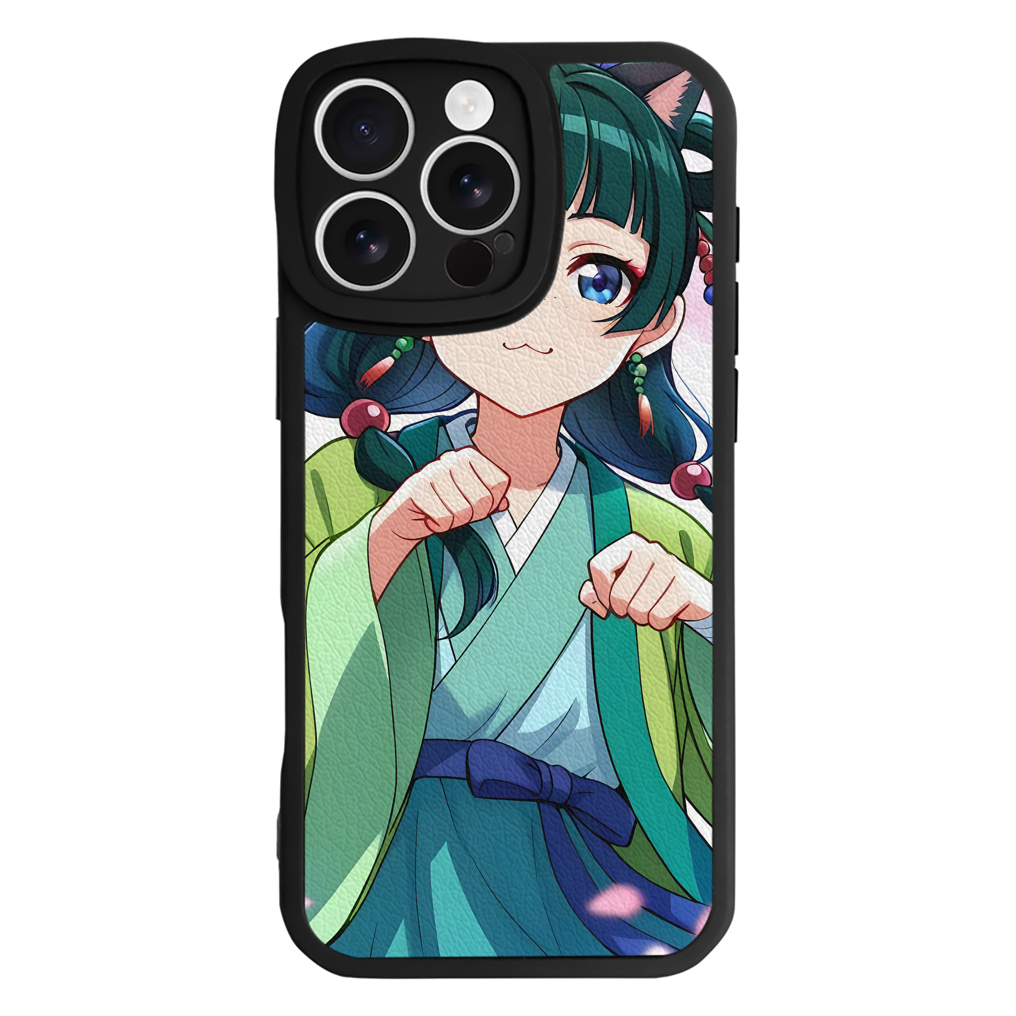（画像用） 薬屋のひとりごと The Apothecary Diaries 【iPhone 16シリーズ対応】シリコンスマホケース（レザー調） 材質：シリコン